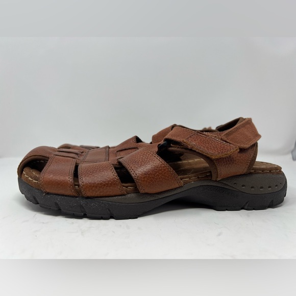 Earth Spirit Shoes Earth Spirit Mens Fisherman Brown Leather